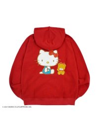 Sanrio characters/サンリオ Sanrio ハローキティ スウェット パーカー サンリオ 長袖 さがら 刺繍 レディース M L 起毛/505426333