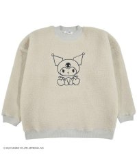 Sanrio characters/サンリオ Sanrio クロミ 刺繍 サンリオ BIG シルエット トレーナー ボア 長袖 sanrio/505426377