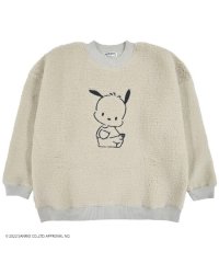 Sanrio characters/ポチャッコ 刺繍 サンリオ BIG シルエット トレーナー ボア 長袖 sanrio/505426418