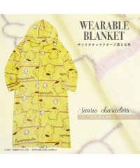 Sanrio characters/サンリオ Sanrio ポムポムプリン フリース パーカー 着る毛布 ブランケット ルームウェア サンリオ 毛布 レディース キッズ メンズ M L 大きいサイ/505426432