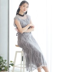 PourVous/プールヴー PourVous ロング&ノースリーブフォーマルラメチュールセレモニー結婚式パーティードレス ワンピース 20代 30代 40代/505429073