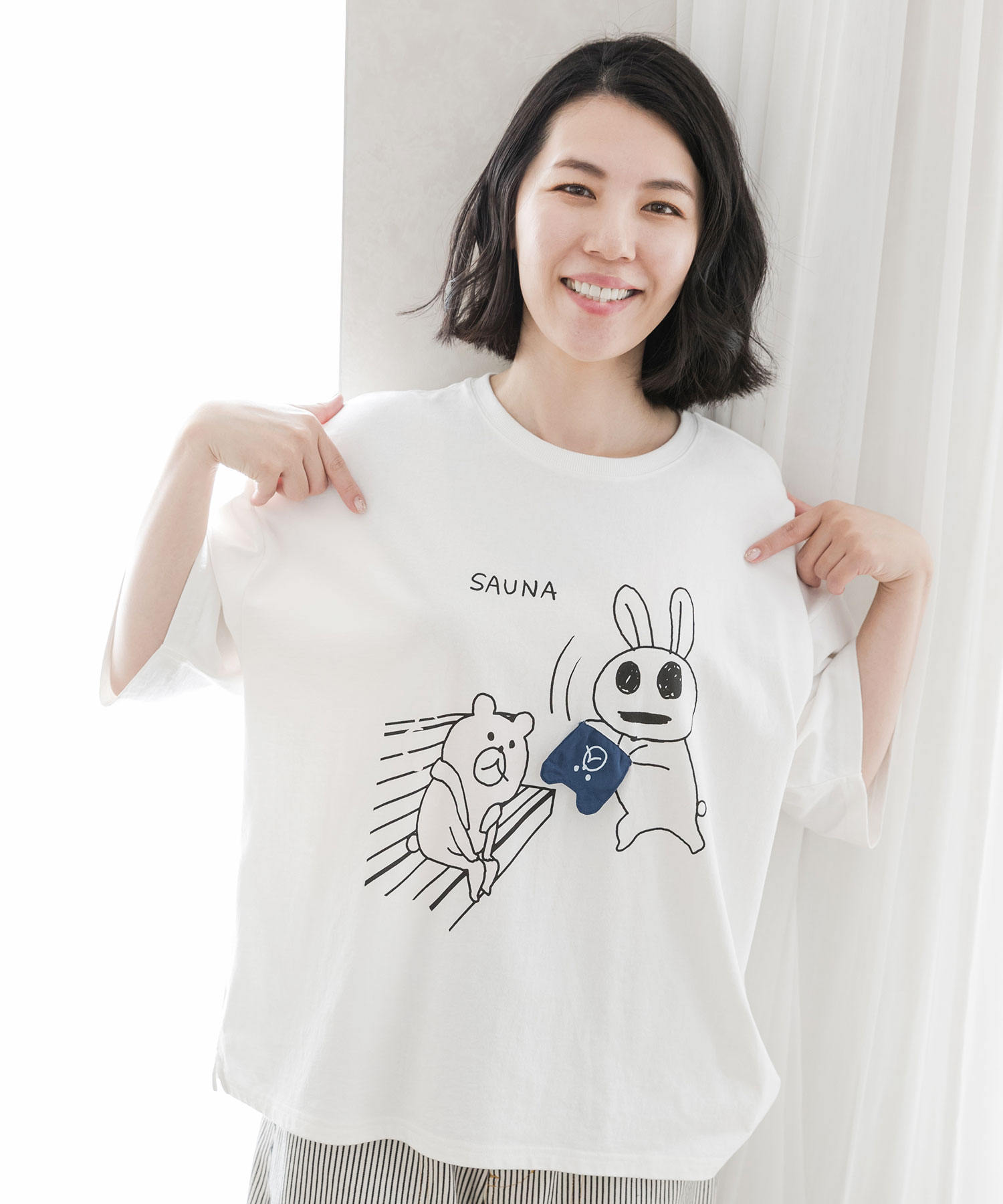 日本最大の Tシャツ Magique Jardin Dior ディオール うさぎ 死する ジャルダン トップス