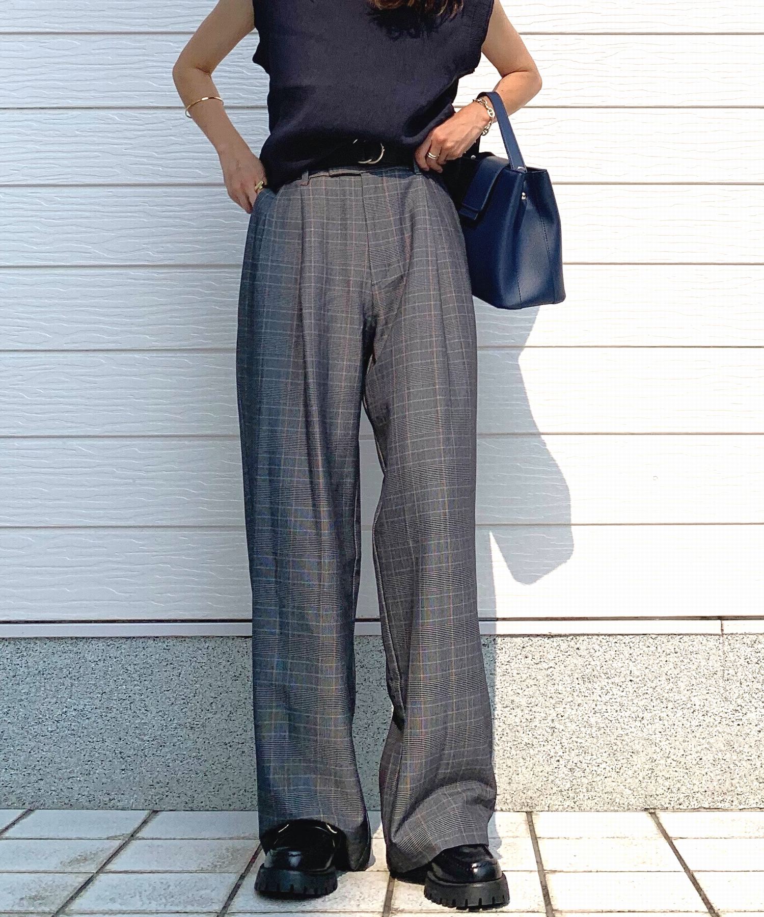 ツータックワイドパンツ(505432407) | キュー(Q) - d fashion ツータックワイドパンツ(505432407) | キュー(Q) - d fashion