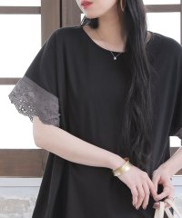 osharewalker/『袖レースTシャツ』/505435439