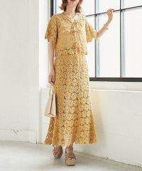 MAJESTIC LEGON/クロシェショートトップス/505371385