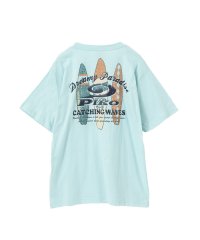 MAC HOUSE(men)/PIKO ピコ サーフボード柄プリントTシャツ PKM－1511－EC/505432515