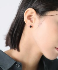 Lilas/《追加予約》オニキス6mmカップボールピアス K10（両耳）/505436622