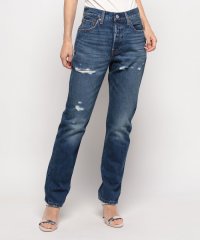 LEVI’S OUTLET/501(R) ジーンズ FOR WOMEN ダークインディゴ DESTRUCTED/505429188