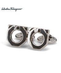 FERRAGAMO/サルヴァトーレ フェラガモ Salvatore Ferragamo カフスボタン カフリンクス メンズ ブランド CUFF LINKS シルバー 770295/505438132