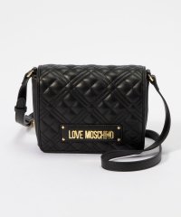 MOSCHINO/モスキーノ MOSCHINO JC4002PP9DLA0000 ショルダーバッグ レディース バッグ ラブ モスキーノ ロゴ プレゼント 肩掛け 鞄 ブラック/505438949