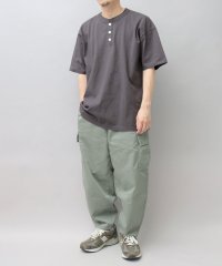 Goodwear/Goodwear グッドウェア USAコットン ヘンリーネック Tシャツ 半袖 レギュラーシルエット ボタン tシャツ/504692451