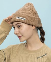 le coq sportif /【池田エライザ着用】シリコンロゴニットキャップ/505415149