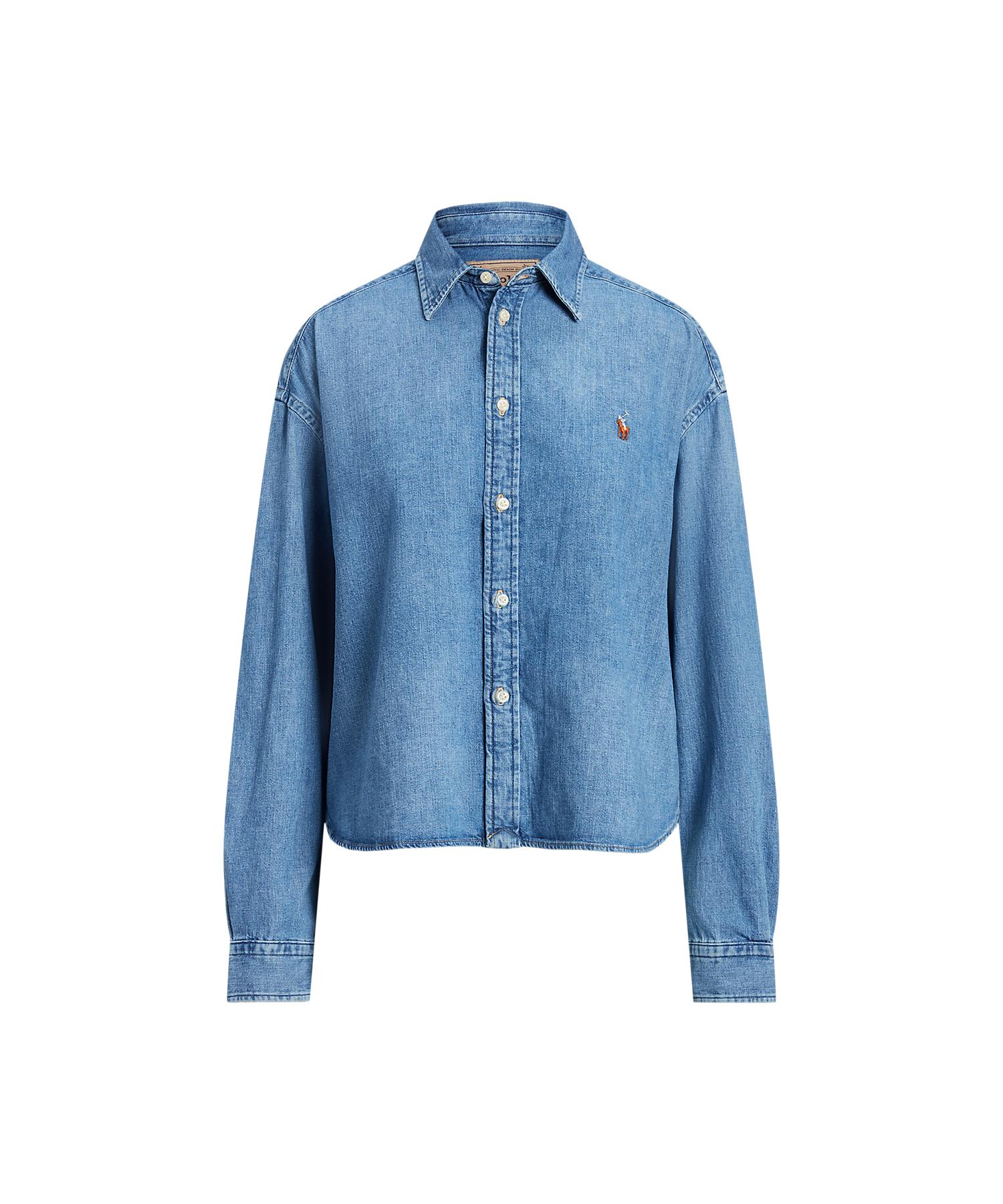 ワイド クロップド デニム シャツ(505425856) | POLO RALPH ワイド クロップド デニム シャツ(505425856) | POLO RALPH