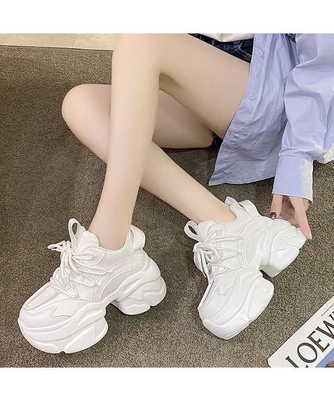 4色展開】プレート付厚底スニーカー（スニーカー）｜Chico（チコ