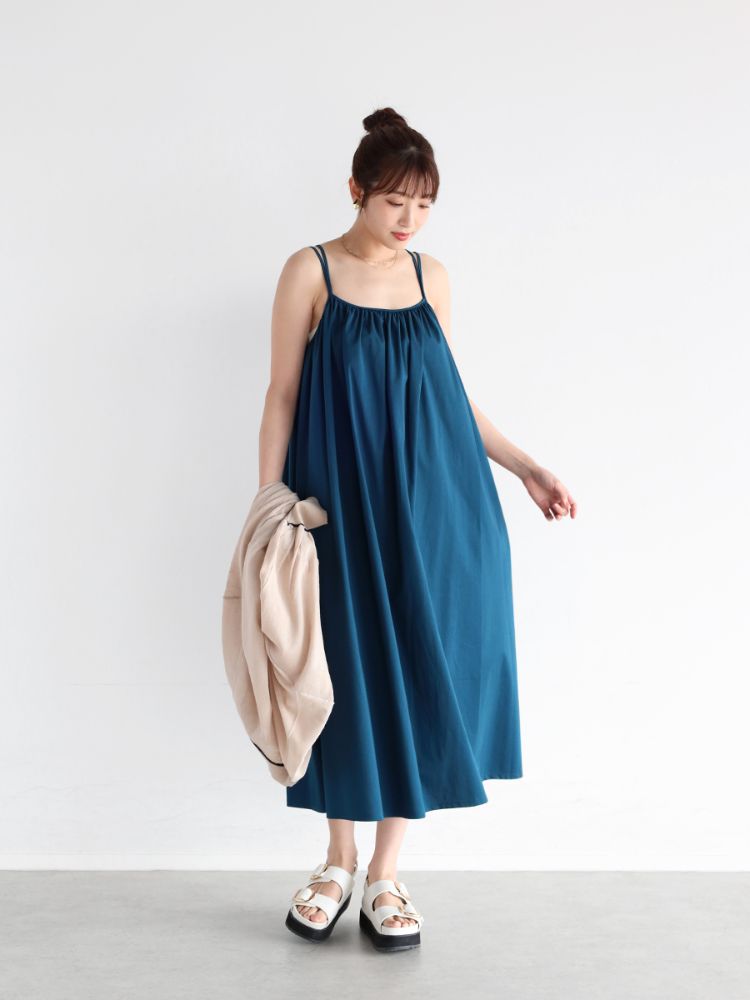 c4150】✨美品✨V.castle ワンピース 膝丈 ブラウン 半袖