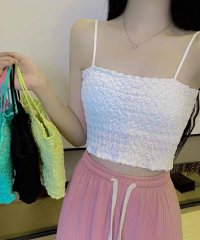 shoppinggo/ショッピングゴー shoppinggo キャミソール カップ付 キャミタンクトップ ブラ 白 黒 パット付 インナー 結婚式 見せブラトップ ブラカバー/505442338