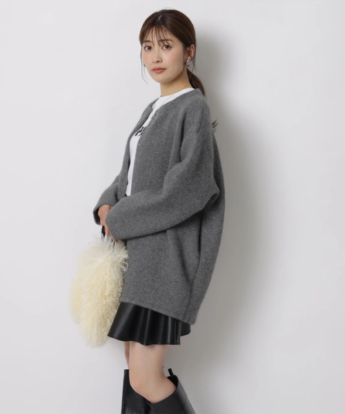 apuweiser-riche ぺプラムミニスカート