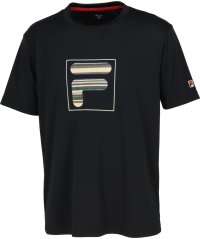 FILA（ZETT Mens）/【テニス】フェイクボーダープリント アップリケ Tシャツ メンズ/505443082