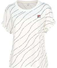 FILA（ZETT Ladies）/【テニス】メッセージプリント ドロップショルダー Tシャツ レディース/505443239