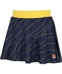 FILA（ZETT Ladies）/【テニス】メッセージプリント アシンメトリー 切替 スコート レディース/505443240