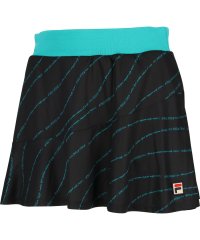 FILA（ZETT Ladies）/【テニス】メッセージプリント アシンメトリー 切替 スコート レディース/505443240