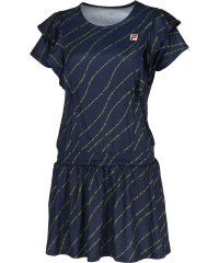 FILA（ZETT Ladies）/【テニス】メッセージプリント フリル ワンピース レディース/505443242