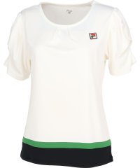 FILA（ZETT Ladies）/【テニス】ギャザー Tシャツ レディース/505443255