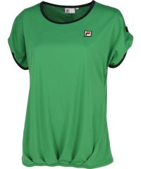 FILA（ZETT Ladies）/【テニス】ウェストタック ドロップショルダー Tシャツ レディース/505443256