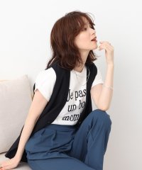 SHOO・LA・RUE　DRESKIP/【USAコットン】 こなれ見え 袖ロ－ルアップTシャツ/505443292