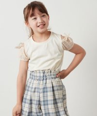 a.v.v(KID'S)/[140－150]袖シアーオフショルＴシャツ/505412094