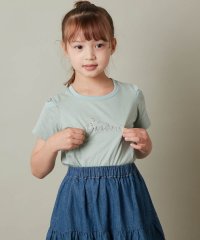 a.v.v(KID'S)/[140－150]ラインストーンロゴオフショルＴシャツ/505412095