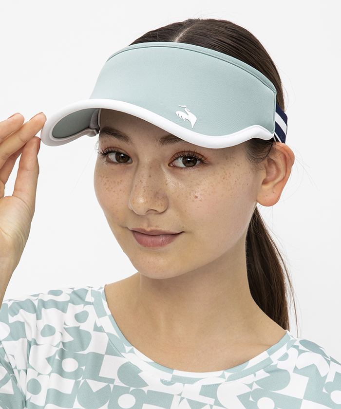 le coq sportif バイザー ホワイト 汚れあり(le coq sportif le coq sportif バイザー ホワイト 汚れあり(le coq sportif