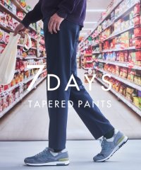 THE SHOP TK/【ON⇔OFF対応/360°ストレッチ】7DAYSへリンボンテーパードパンツ/505444676