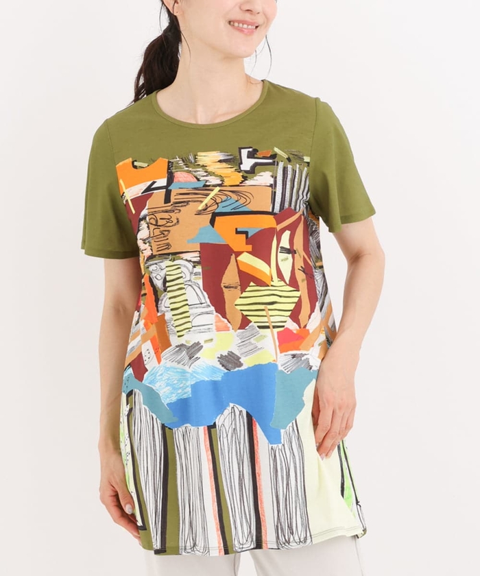 セール 60%OFF】【洗える】グラフィカルアートプリント
