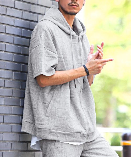 95 ①半袖パジャマ ②半袖パーカー ③半袖Tシャツ 通販 クジラ柄薄手パーカー95cm