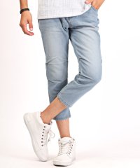 LUXSTYLE/デニムクロップドパンツ/デニムパンツ メンズ デニム ストレッチ ジーンズ 7分丈/505446623