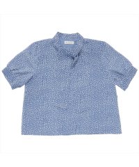 TOKYO SHIRTS/ボウタイブラウス 半袖 ブルー レディース/505449644