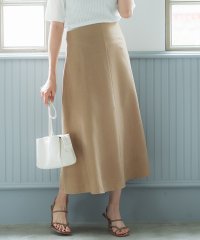 coca/リネン風Aラインバックジップスカート（フレアスカート/ロング丈/薄手/無地）/505416733