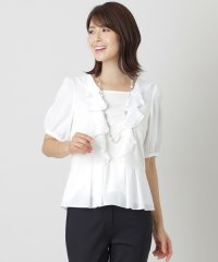 TO BE CHIC/レーヨンコットンスムース シフォンコンビカットソー/505434709