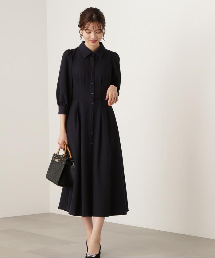 セール 50%OFF】タックフレアシャツワンピース(505438578 セール 50%OFF】タックフレアシャツワンピース(505438578