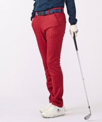 le coq sportif GOLF /防風千鳥柄ロングパンツ/505428023