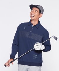 le coq sportif GOLF /ボーダー長袖シャツ/505428055