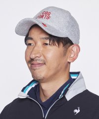 le coq sportif GOLF /HEAT NAVI　フリースエンボスキャップ/505428080