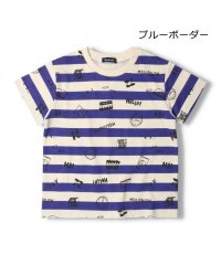 moujonjon/【子供服】 moujonjon (ムージョンジョン) 日本製ボーダー・チェック総柄Ｔシャツ 90cm～120cm M30863/505452442