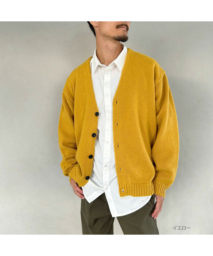 カーディガン(イエロー・黄色)のメンズファッション通販 - d fashion カーディガン(イエロー・黄色)のメンズファッション通販 - d fashion