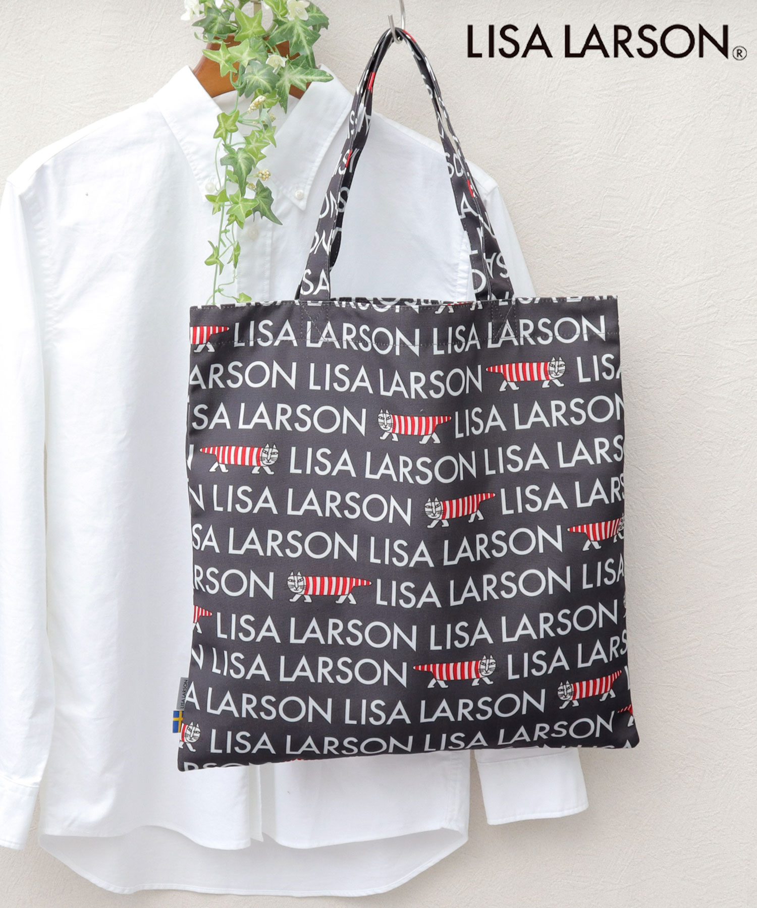リサ・ラーソン LISA LARSON ポリエステル トートバッグ エコ