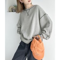 Classical Elf/クラシカルエルフ Classical Elf 《JaVaジャバ 別注》シンプルなのに格上げ。2way配色ワッフルロンTee/505452348