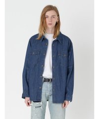 Levi's/リラックスフィット ウエスタンシャツ インディゴ RINSE/505453524