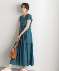 N Natural Beauty Basic/コットンボイルカシュクール風ワンピース《S Size Line》/505371490