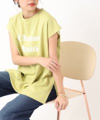 SHOO・LA・RUE　DRESKIP/大人の抜け感 フレンチスリーブ ゆるロゴTシャツ/505456669